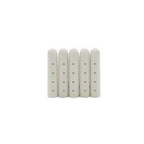 Weiou Manufacturer Professional Supplier Fashionable Charm Gold Chain White Tips Shoe Decorations Hand Paint Metal Head Aglets