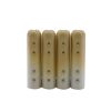 Weiou Company Professional 4*22mm Metal Shoe Decoration Khaki Gradient Opening Aglets For Hat Sting Shoelace And Hoodie Laces