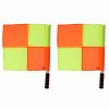 2√óDeluxe Referee Flags Set; Football Rugby Hockey Training Referee Flags