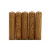 Weiou Manufacturer's New Design Round Metal Shoe Decoration Wood Color 4.77*20.6mm Metal Shoulder Strap Is Affordable