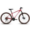 A27312 Ecarpat Mountain Bike 27 Inch Wheels, 21-Speed Mens Womens Trail Commuter City Mountain Bike, Aluminium Frame Disc Brakes Thumb Shifter Front F