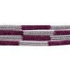 Weiou Manufacturer Round Shape 2-Color Mixed High Quality Polyester Gradient Mesh Colorful Shoelace