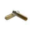 Weiou Company Professional 4*22mm Metal Shoe Decoration Khaki Gradient Opening Aglets For Hat Sting Shoelace And Hoodie Laces