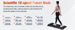 NEW Walking Pad Under Desk Treadmill for Home Office -2.5HP Walking Treadmill With Incline 0.5-4MPH 265LBS Capacity Treadmill for Walking Running - Wr