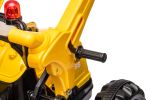Ride on Excavator, 12V Battery Powered Construction Vehicles for Kids, Front Loader with Horn, 2 Speeds, Forward/Backward, Safety Belt,Treaded Wheels,
