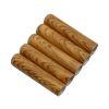 Weiou Manufacturer's New Design Round Metal Shoe Decoration Wood Color 4.77*20.6mm Metal Shoulder Strap Is Affordable