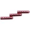 Weiou Manufacturers custom shoe lace tip Aglet Pink Bullet Open metal aglet for sneaker shoelace metal decoration