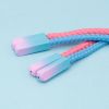 Weiou Company Trendy Shoe Metal Decoration 6.2 x 24.3 mm Luxury Square Gradient Metal Aglets With Great Price For Sale