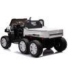 24V 2-Seater UTV-XXL Ride On Truck with Dump Bed for kid,Ride On 4WD UTV with 6 Wheels,Foam Tires, Suitable for Off-Roading,remote control,Three-Point