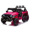 24V Ride On Large PickUp Truck car for Kids,ride On 4WD Toys with Remote Control,Parents Can Assist in Driving,Bluetooth music version,Pickup truck de