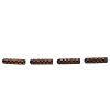 Weiou Colours charms Shoelaces Aglets set shoe laces Double Color Round Head Metal Head For Sneakers