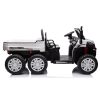 24V 2-Seater UTV-XXL Ride On Truck with Dump Bed for kid,Ride On 4WD UTV with 6 Wheels,Foam Tires, Suitable for Off-Roading,remote control,Three-Point