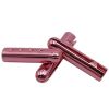 Weiou Manufacturers custom shoe lace tip Aglet Pink Bullet Open metal aglet for sneaker shoelace metal decoration