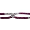 Weiou Manufacturer Round Shape 2-Color Mixed High Quality Polyester Gradient Mesh Colorful Shoelace