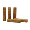 Weiou Manufacturer's New Design Round Metal Shoe Decoration Wood Color 4.77*20.6mm Metal Shoulder Strap Is Affordable