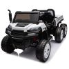 24V 2-Seater UTV-XXL Ride On Truck with Dump Bed for kid,Ride On 4WD UTV with 6 Wheels,Foam Tires, Suitable for Off-Roading,remote control,Three-Point