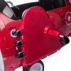 12V Electric Kids Ride on Toy Plane with USB, FM, Wind-Driven Propeller, 360-Degree Rotating by 2 Joysticks, Remote Control for Kids 3 to 6, Red