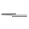 Weiou Manufacturer Custom Silver Flat Head Long Pipe Metal Head For jump-man And yeezys sneaker shoelace metal decoration