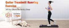 NEW Walking Pad Under Desk Treadmill for Home Office -2.5HP Walking Treadmill With Incline 0.5-4MPH 265LBS Capacity Treadmill for Walking Running - Wr
