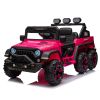 24V Ride On Large PickUp Truck car for Kids,ride On 4WD Toys with Remote Control,Parents Can Assist in Driving,Bluetooth music version,Pickup truck de