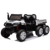 24V 2-Seater UTV-XXL Ride On Truck with Dump Bed for kid,Ride On 4WD UTV with 6 Wheels,Foam Tires, Suitable for Off-Roading,remote control,Three-Point