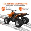 VEVOR Aluminum Ramps, 1500 lbs Folding Loading Ramps for Pickup Trucks Bed, Trailers Ramp with Load Straps for Dirt Bike, UTV, ATV, Trucks, Lawn Mower