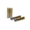 Weiou Company Professional 4*22mm Metal Shoe Decoration Khaki Gradient Opening Aglets For Hat Sting Shoelace And Hoodie Laces