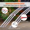 VEVOR Aluminum Ramps, 1500 lbs Folding Loading Ramps for Pickup Trucks Bed, Trailers Ramp with Load Straps for Dirt Bike, UTV, ATV, Trucks, Lawn Mower