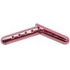 Weiou Manufacturers custom shoe lace tip Aglet Pink Bullet Open metal aglet for sneaker shoelace metal decoration