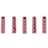 Weiou Manufacturers custom shoe lace tip Aglet Pink Bullet Open metal aglet for sneaker shoelace metal decoration