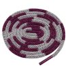 Weiou Manufacturer Round Shape 2-Color Mixed High Quality Polyester Gradient Mesh Colorful Shoelace