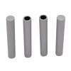 Weiou Manufacturer Custom Silver Flat Head Long Pipe Metal Head For jump-man And yeezys sneaker shoelace metal decoration