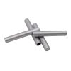 Weiou Manufacturer Custom Silver Flat Head Long Pipe Metal Head For jump-man And yeezys sneaker shoelace metal decoration