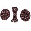 Weiou Manufacturer Round Waterproof Draw Cord Three Color Polyester Co-are Flower Retro Shoe Lace Match jump-mans 11 Shoes
