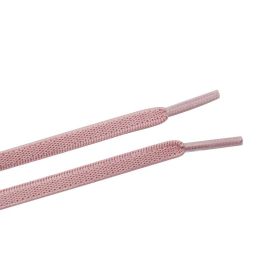 Weiou Manufacturer High Quality Polyester Yarn 2 Color Available Elastic Spring Shoelaces For Shoes (Color: #2626	pink colour, Length: 80CM)
