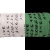 Weiou Wholesale Classical Flat Glow In the Dark Shoe Laces with Printed Black Japanese Letters Luminous Fluorescent Shoelaces