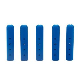 Weiou Manufacturers Hot Sale Colorful Open metal Head aglet for jprdans And yeezys sneaker shoelace metal decoration (Color: Blue)
