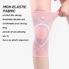 1pair Unisex Breathable And Anti-skid Knitted Compression Knee Pads; Protective Gear Set For Outdoor Sports; Jogging And Training