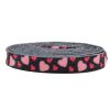 Weiou Printing Heat Transfer Shoelaces Amazon Supplier Polyester Shoelaces Flat Print Heart Shoe Strings