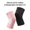 1pair Unisex Breathable And Anti-skid Knitted Compression Knee Pads; Protective Gear Set For Outdoor Sports; Jogging And Training