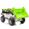 Ride on Dump Truck, 12V Ride on Car with Parents Control, Electric Dump Bed and Extra Shovel,Phone stand,Three-point seat belt,Easy installation,age 3
