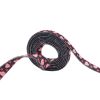 Weiou Printing Heat Transfer Shoelaces Amazon Supplier Polyester Shoelaces Flat Print Heart Shoe Strings